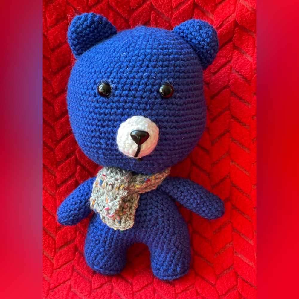 Handmade crochet bear
